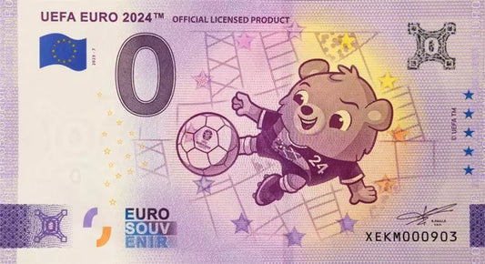 Billet de 0 euro UEFA Euro 2024 - Mascotte 2023