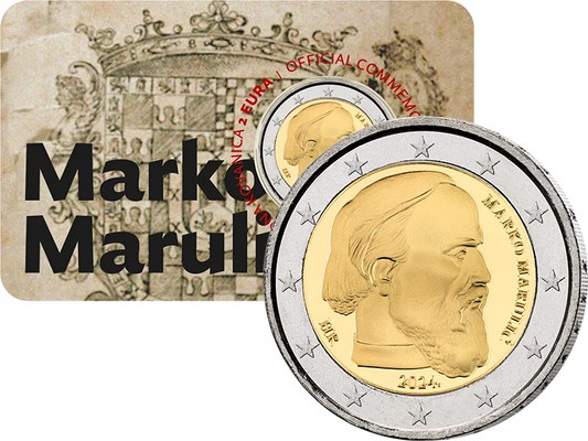 Carte de 2 euros Croatie Marko Marulic 2024