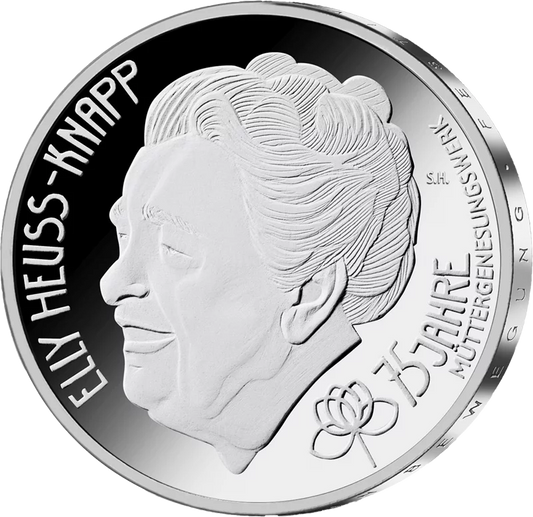 Pièce de 20 euros d'Allemagne, Elly Heuss-Knapp - 75 ans de la Fondation pour le rétablissement des mères, 2025, état neuf