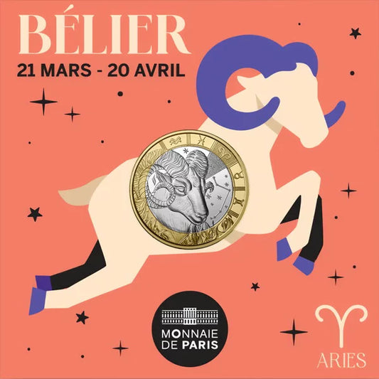 5 euros France Signe du zodiaque - Bélier