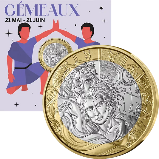 5 euros France Signe du zodiaque - Gémeaux