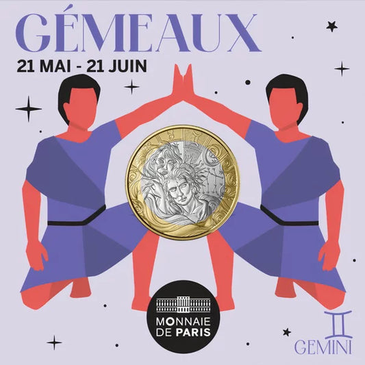 5 euros France Signe du zodiaque - Gémeaux