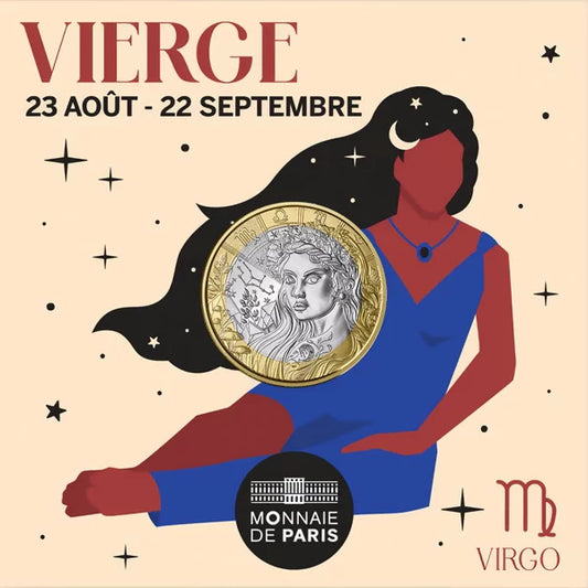 5 euros France Signe du zodiaque - Vierge