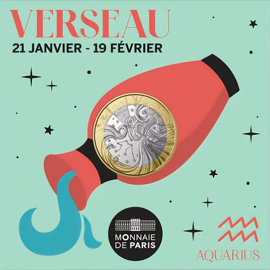 Collection complète de 12 cartes de 5 euros France - Signes du zodiaque 2025