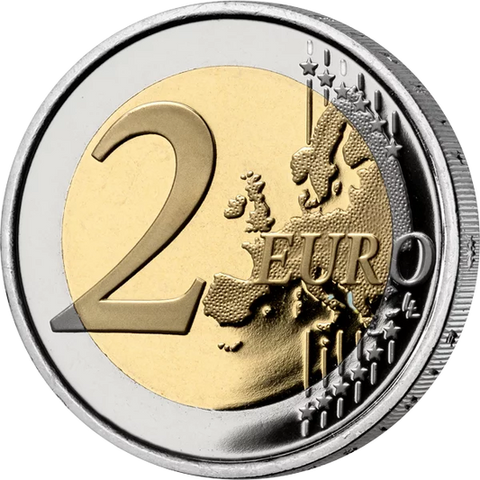 2 euros Allemagne Sarre Saar Loop 2025 avec application couleur et hologramme