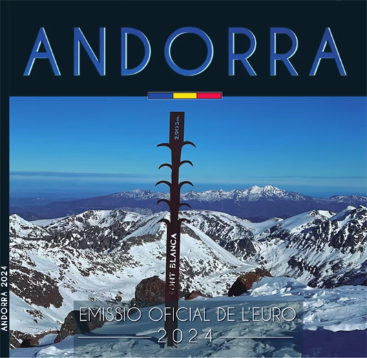 Coffret de pièces en euros Andorre 2024