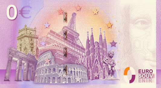 Billet de 0 euro Slovaquie Michaelertor Bratislava 2024