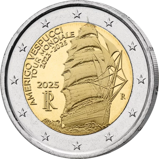 Voyage autour du monde en Italie de 2 euros à bord du voilier-école Amerigo Vespucci 2023-2025, 2025