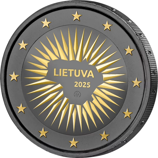 2 Euro Lituanie Défense 2025 Édition Énigme d'Or