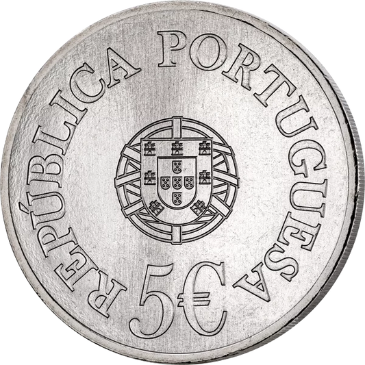5 euros Portugal 200ème anniversaire Camilo Castelo Branco 2025