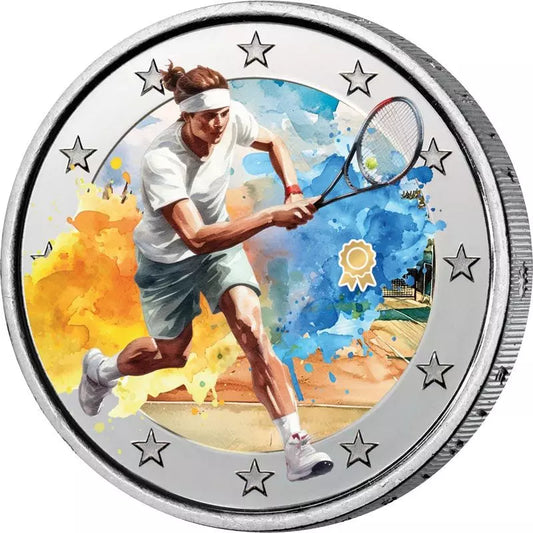 Tennis de table Sport Édition Artiste 2 euros