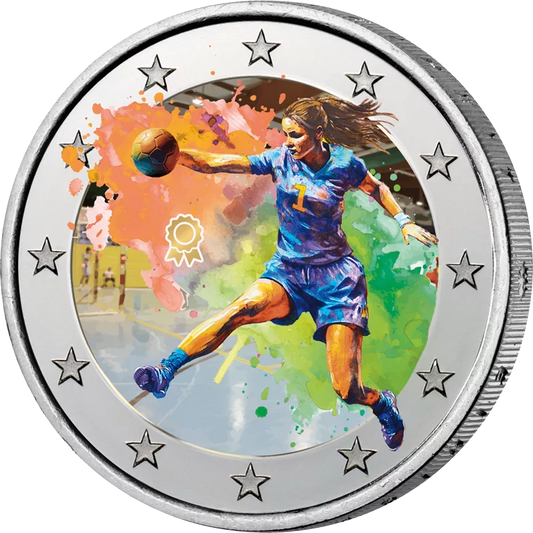 Handball Sport Édition Artiste 2 Euro