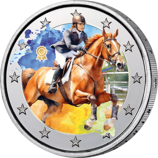 Édition Artiste 2 Euros Sport Équestre