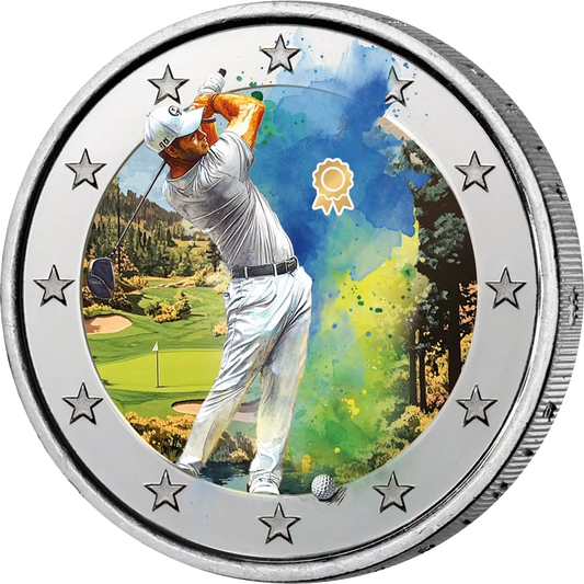 Golf Sport Édition Artiste 2 euros