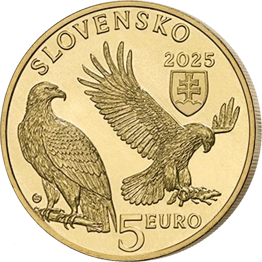 5 euros Slovaquie Flore et faune - Aigle impérial 2025