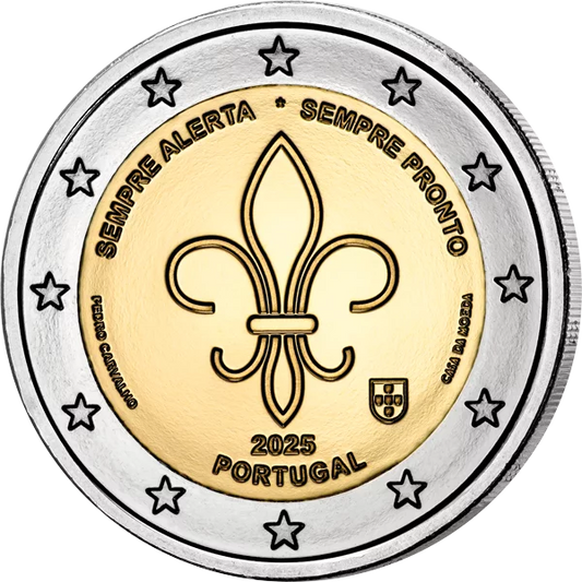 2 euros Portugal 16e Journée mondiale du scoutisme 2025