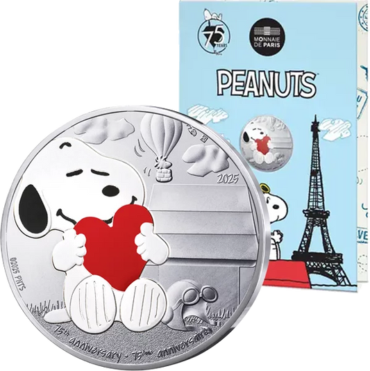 10 euros France 75 ans de Snoopy 2025
