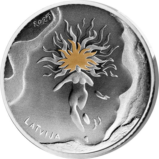 5 euros Lettonie Soleil et Vent - 400 ans de la ville de Liepaja 2025