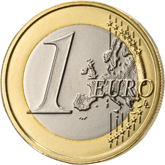 1 + 2 Euro Monaco Prince Albert II. 2025