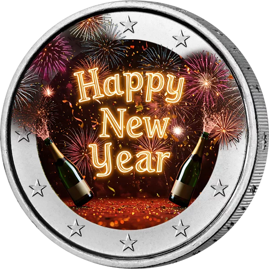 Édition Artiste 2 euros Bonne année 2026