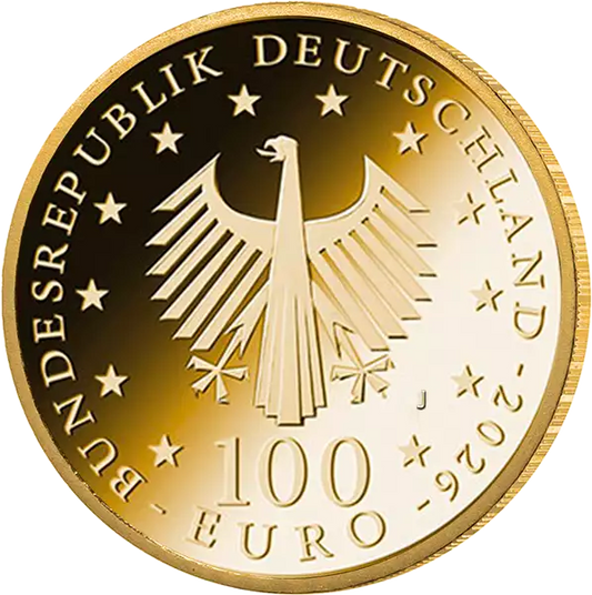 5 x 100 euros République fédérale d'Allemagne Le hêtre du Juif - Droste-Hülshoff 2026 État neuf (A-J)