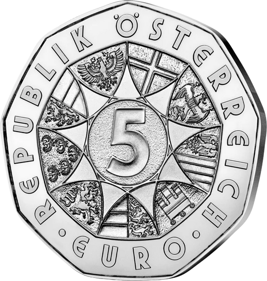 Pièce de Pâques autrichienne de 5 euros - Le Trio des Lièvres de Dürer 2026