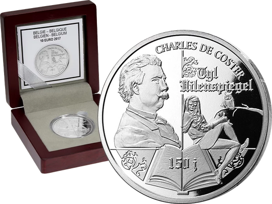 10 euros Belgique 150 ans de Till Eulenspiegel de Charles de Coster 2017