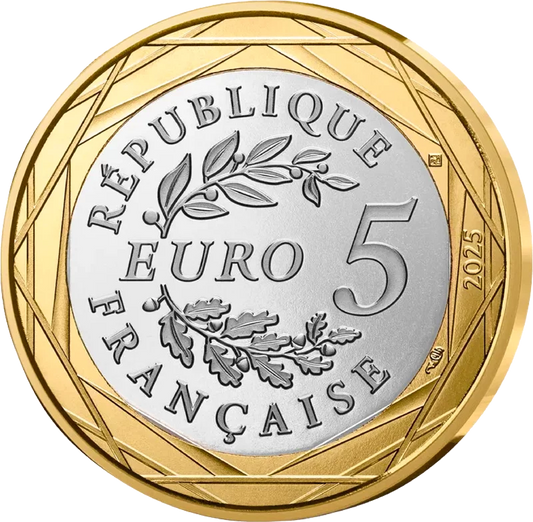 4 x 5 Euro France Animaux préférés 2025