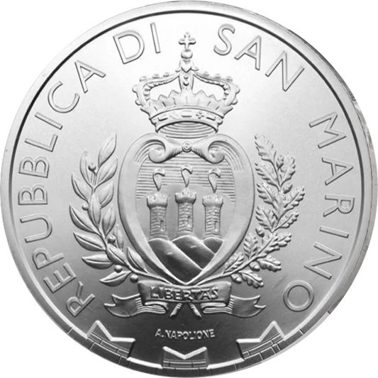 Pièce de 1 oz en argent de Saint-Marin, Faucon pèlerin 2026
