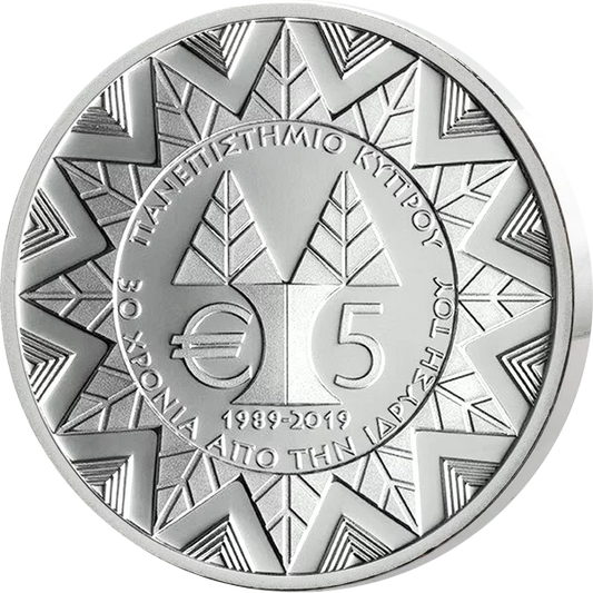 5 euros Chypre 30 ans Université de Chypre 2019