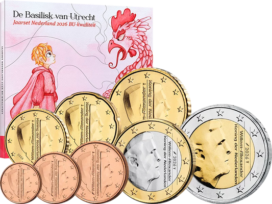 Série de pièces en euros Pays-Bas 2026