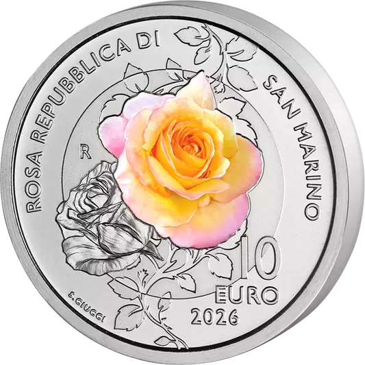 10 Euro Saint-Marin Rosa Repubblica di San Marino - Thé hybride 2026