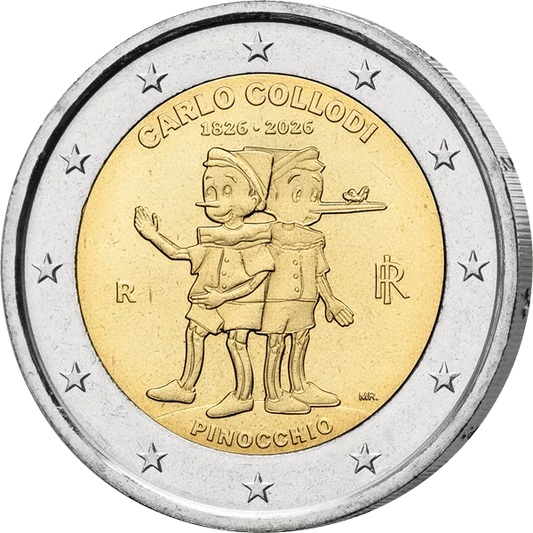 2 Euro Italie 200ème anniversaire Carlo Collodi - Pinocchio 2026