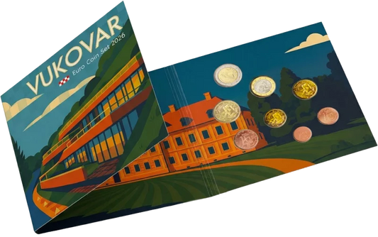 Coffret euros Croatie Vukovar 2026