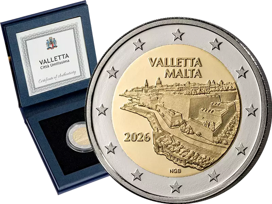 2 Euro Malte La Valette 2026 en BE