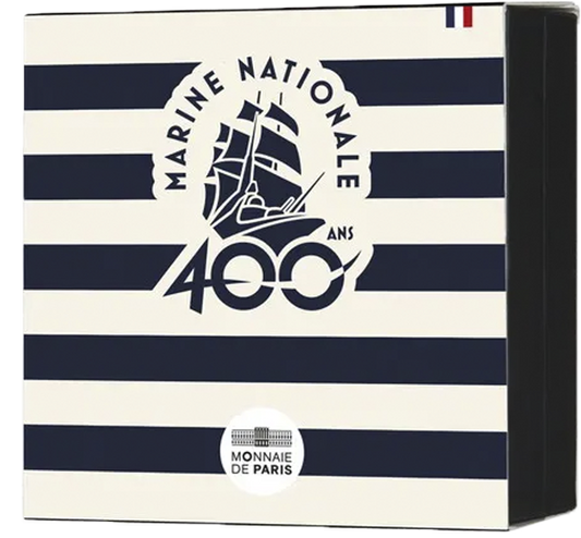 2 euros France La Marine nationale française - 400 ans d'expérience Preuve 2026
