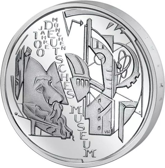 10 euros République fédérale d'Allemagne 100 ans du Musée allemand Munich 2003 Épreuve (D)