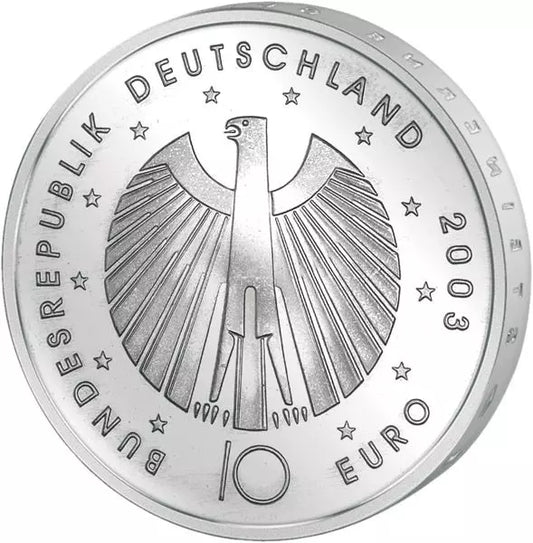 10 Euro Allemagne Coupe du Monde FIFA (1ère version) 2003 Épreuve