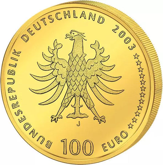 5 x 100 euros République fédérale d'Allemagne Site du patrimoine mondial de l'UNESCO Ville de Quedlinburg 2003 Stempelberg (A-J)