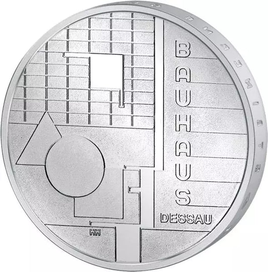 Pièce de 10 euros, République fédérale d'Allemagne, Bauhaus Dessau 2004, état neuf