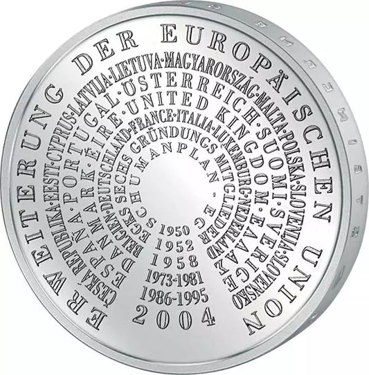 10 euros RFA Élargissement de l'Union européenne 2004 Épreuve (G)