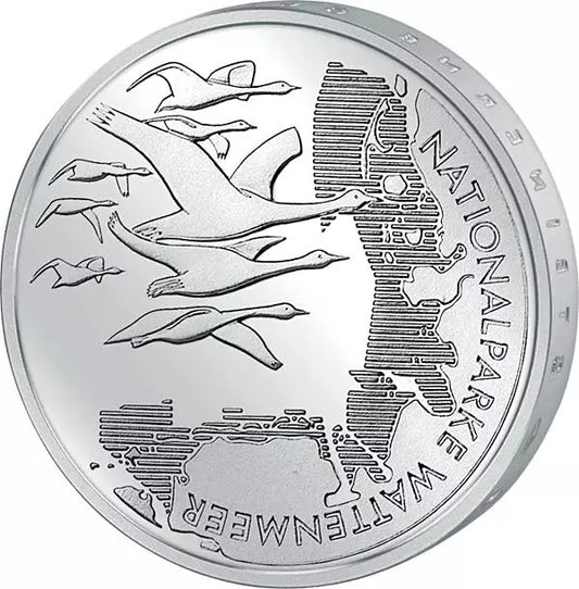 10 euros République fédérale d'Allemagne Parc national de la mer des Wadden 2004 Preuve
