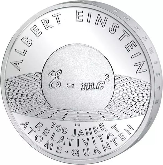 10 euros Allemagne Albert Einstein 2005 Preuve
