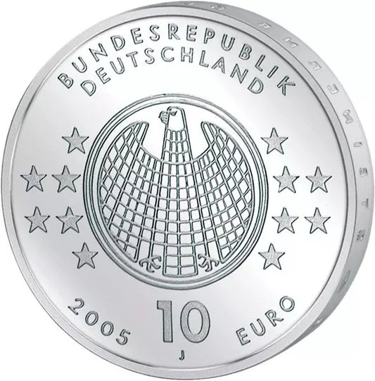 10 euros Allemagne Albert Einstein 2005 Preuve