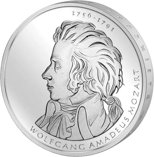 Billet de 10 euros, Allemagne, 250e anniversaire de Wolfgang Amadeus Mozart, 2006 (preuve)