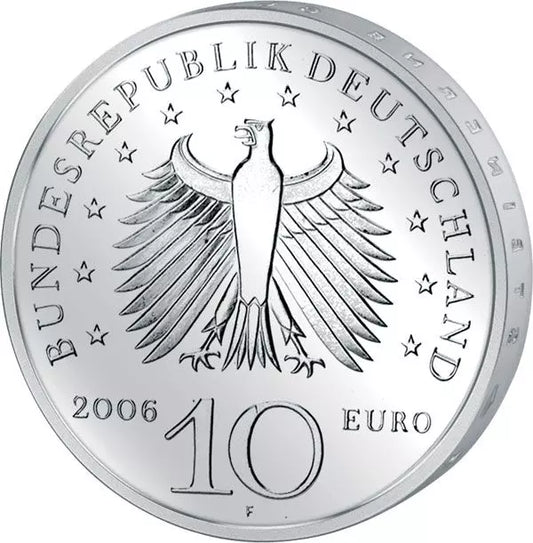 10 euros République fédérale d'Allemagne 225e anniversaire de Karl Friedrich Schinkel 2006 Preuve