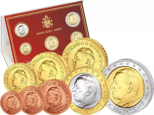 Série de pièces en euros du Vatican 2004