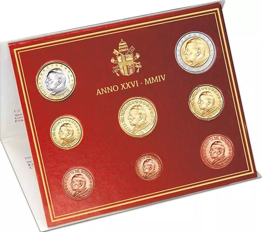 Série de pièces en euros du Vatican 2004