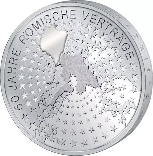 10 euros République fédérale d'Allemagne 50 ans des traités de Rome 2007 Preuve
