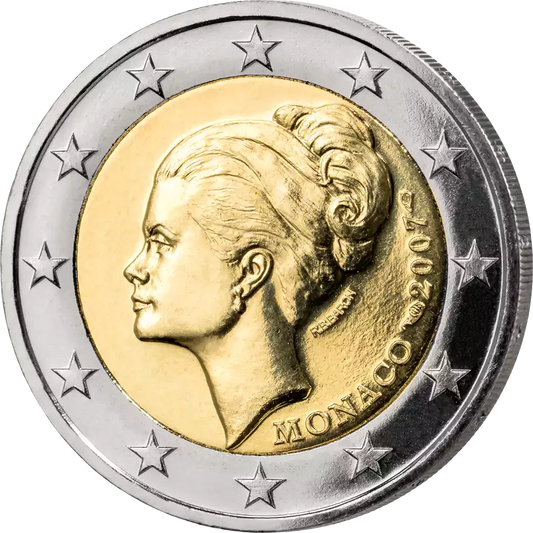 2 Euro Monaco, 25e anniversaire de la mort de Grace Kelly, 2007